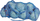 Çantë rrjete sportive Mesh Equipment Bag, 90x40x40 cm, mban gjer në 10 topa, blu