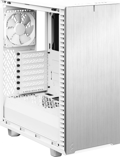 Kasë Fractal Design Define 7 Compact TG Clear Tint, e bardhë, Midi Tower
