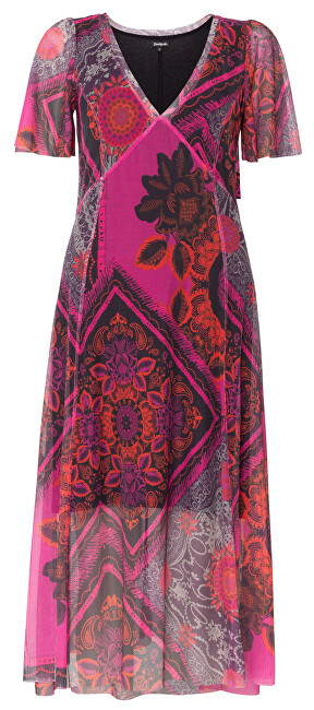 Fustan Desigual Terry Rosa Primula 19WWVK56 3063, rozë L