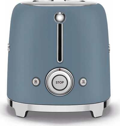 Toaster Smeg TSF01SBMEU, 2 vrima, funksion shkrirje, blu