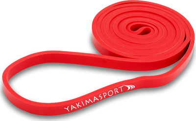 Shirit rezistence Yakimasport, elastik për ushtrime force, i kuq