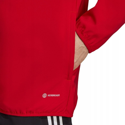 Xhaketë adidas Tiro 23 League Windbreaker W IA1618, me kapuç, poliestër, e kuqe