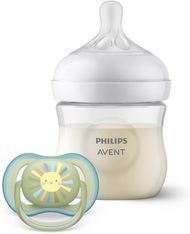 Set për bebe Philips Avent Natural Response SCD837/10, biberonë pa BPA, dizajn ergonomik, transparent