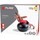 Top gjimnastik Pure Gymnastic Ball, 75 cm, PVC, i zi