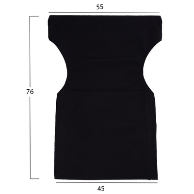 Shtresë materiali për karrige,"HM5400.02", zezë