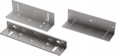 Магнетна држачка Hikvision DS-K4H250-LZ, LZ држач, за магнетна брава 300kg, сребрена