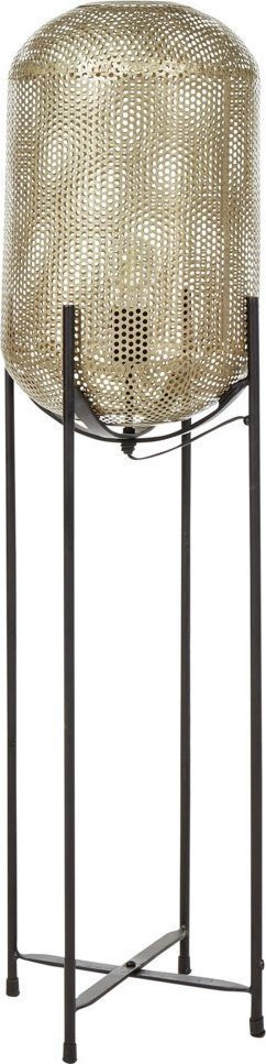 Lampë dyshemeje KAMINI Metal Brass, metal, stil kafaz, bronz