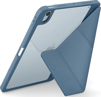 Mbulesë mbrojtëse UNIQ Moven për iPad Air 13" 2024, me mbajtëse, blu Stone