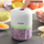 Grirëse e vogël portative InnovaGoods Echoppie, 250ml, me karikim, e bardhë