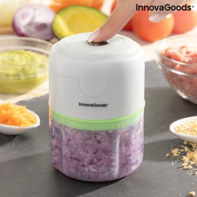 Grirëse e vogël portative InnovaGoods Echoppie, 250ml, me karikim, e bardhë