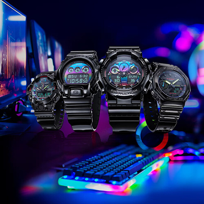 Orë dore për meshkuj G-Shock Original Carbon Core, e zezë