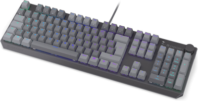 Tastierë gaming Endorfy Thock V2, mekanike full size, RGB, gri