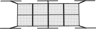 Рафтов тавански Ergosolid Strong Garage SG38B, капацитет 250kg, челик, црн