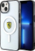 Kapotë telefoni Ferrari Outline MagSafe për iPhone 14, transparente