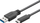 Kabllo USB MicroConnect USB-A me USB-C, 0.25 m, USB 3.2, e zezë