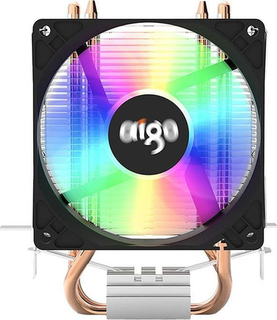 Ftohës CPU Darkflash Darkair Ice 200, 90mm PWM, LED RGB, i zi