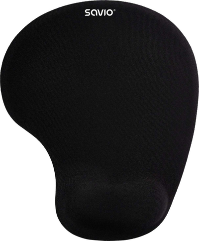 Mousepad Savio MP-01B me jastëk xheli, i zi