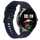 Smartwatch G.Rossi SW018-5, orë e rrumbullakët me ngjyra, rrip silikoni, blu e errët