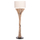 Lampë dyshemeje HomeMarkt ALTAR, 142cm, soket E27, e bardhë