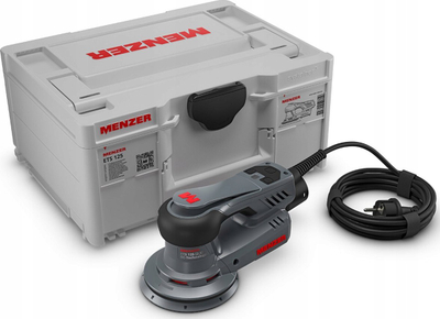 Орбитална шмиргла Менцер ETS 125 2.5 V, 125 mm, во Систеинер