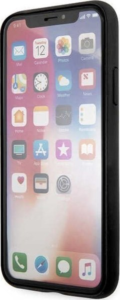 Mbulesë telefoni Guess GUHCPX4GMGGR, për iPhone X XS, hardcase, gri