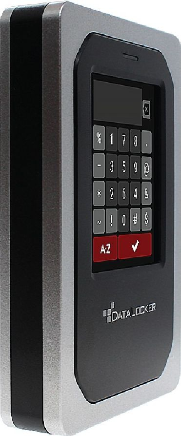 Disk i jashtëm DataLocker DL4 FE, 500GB, AES 256-bit, ngjyrë argjendtë e errët