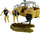 Set lodrash ushtarake Mega Creative 481700, makinë off road, figura ushtarësh, bezhë