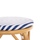 Tabure alumini CHINO HM6286.05, 65 cm, për bar, blu e bardhë