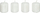 Set qirinjsh Feeric Christmas White Satin, 4 copë, 160g, të bardhë