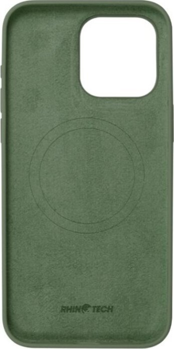 Заштитна маска RhinoTech MAGcase Origin за iPhone 15 Pro, силикон, MagSafe, зелена