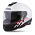 Kaskë moto CASSIDA Modulo 2.1 Compass, touring, Pinlock ready, e bardhë perlë e zezë e kuqe argjend