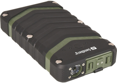 Powerbank Sandberg Survivor, 20100 mAh, e zezë / gjelbërt
