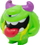 Lodër figurë Monster Gang Farting Bob, reagon me tinguj, jeshile