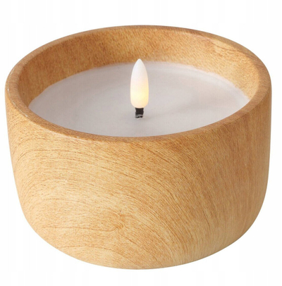 Qiri LED Boltze Home Yuna, timer, dritë e bardhë e ngrohtë, gri