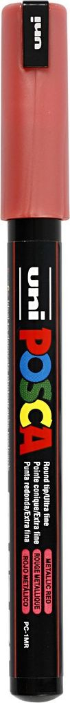 Marker Uni POSCA PC-1MR, majë ultra e hollë 0.7mm, bojë me bazë uji, shumëngjyrësh