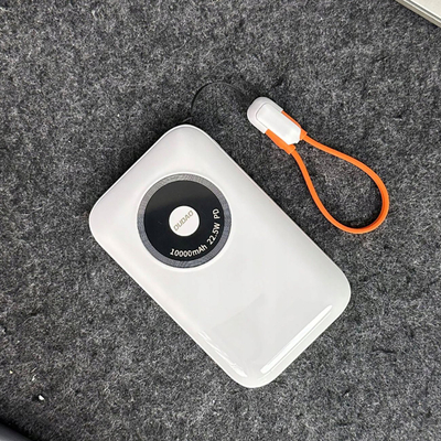 Powerbank Dudao K21 Mini, 10000mAh, 22.5W, беж