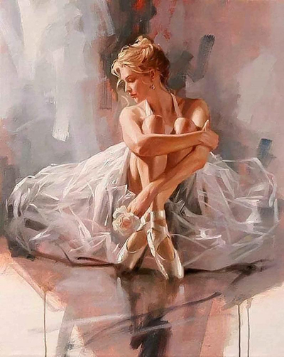 Set mozaiku me diamant Norimpex Diamond Mosaic Ballerina 1005274, kanavacë për zbukurim, për kalamaj dhe të rritur, me shumë ngjyra