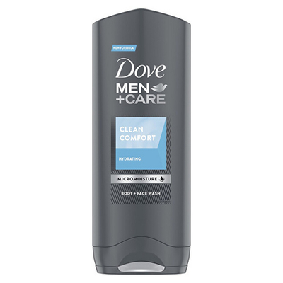 Xhel dushi Dove Men+Care Clean Comfort, për meshkuj, hidratues