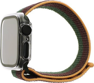 Mbrojtëse smartwatch 4smarts Full Body për Apple Watch 7 41mm, me xham të temperum, transparente