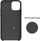 Mbrojtëse silikoni LIQUID CASE BOX për Samsung A73 5G, me mikrofibër, e zezë