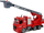 Lodër kamion zjarrfikës Leantoys DIY Fire Truck 2in1, me drita dhe zë, me helmetë, e kuqe