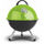 Grill për kopsht Fieldmann (FZG 1000G), 35.5 cm, i gjelbër