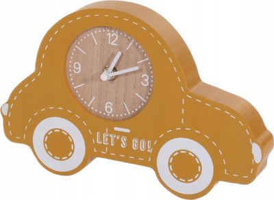 Orë tavoline për kalamajt Home Styling Collection Car, 24 x 15.5 cm, për zbukurim, e verdhë