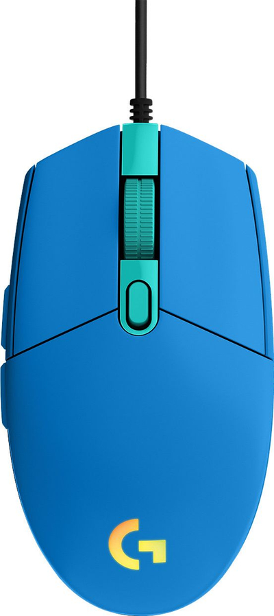 Maus lojrash Logitech G203 Lightsync, 200-8000 DPI, 6 butona, i kaltër