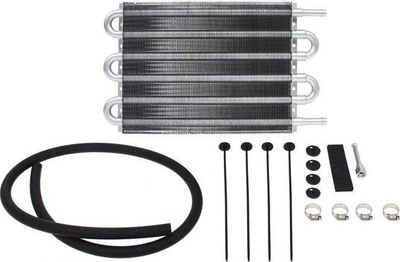 Ftohës vaji D1Spec TurboWorks D Power 6-row, alumini, për drejtim dhe kambios