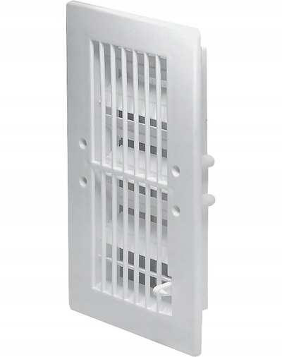 Kapak ventilimi Awenta TŻ, 9x25 cm, plastik, i bardhë