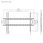 Mbajtëse statike për TV Brateck LP73-69F, 60"-120", 120 kg