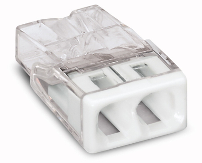 Lidhëse WAGO Compact Transparent (2273-202), e bardhë