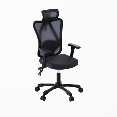 Karrige zyre Activejet T5, ergonomike, me mbështetëse rrjete, e zezë