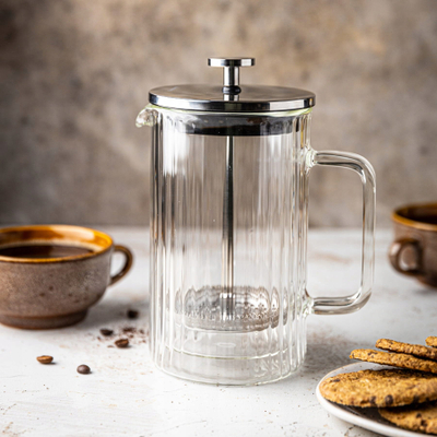 French press Klausberg KB-7758, 1L, qelq, transparent